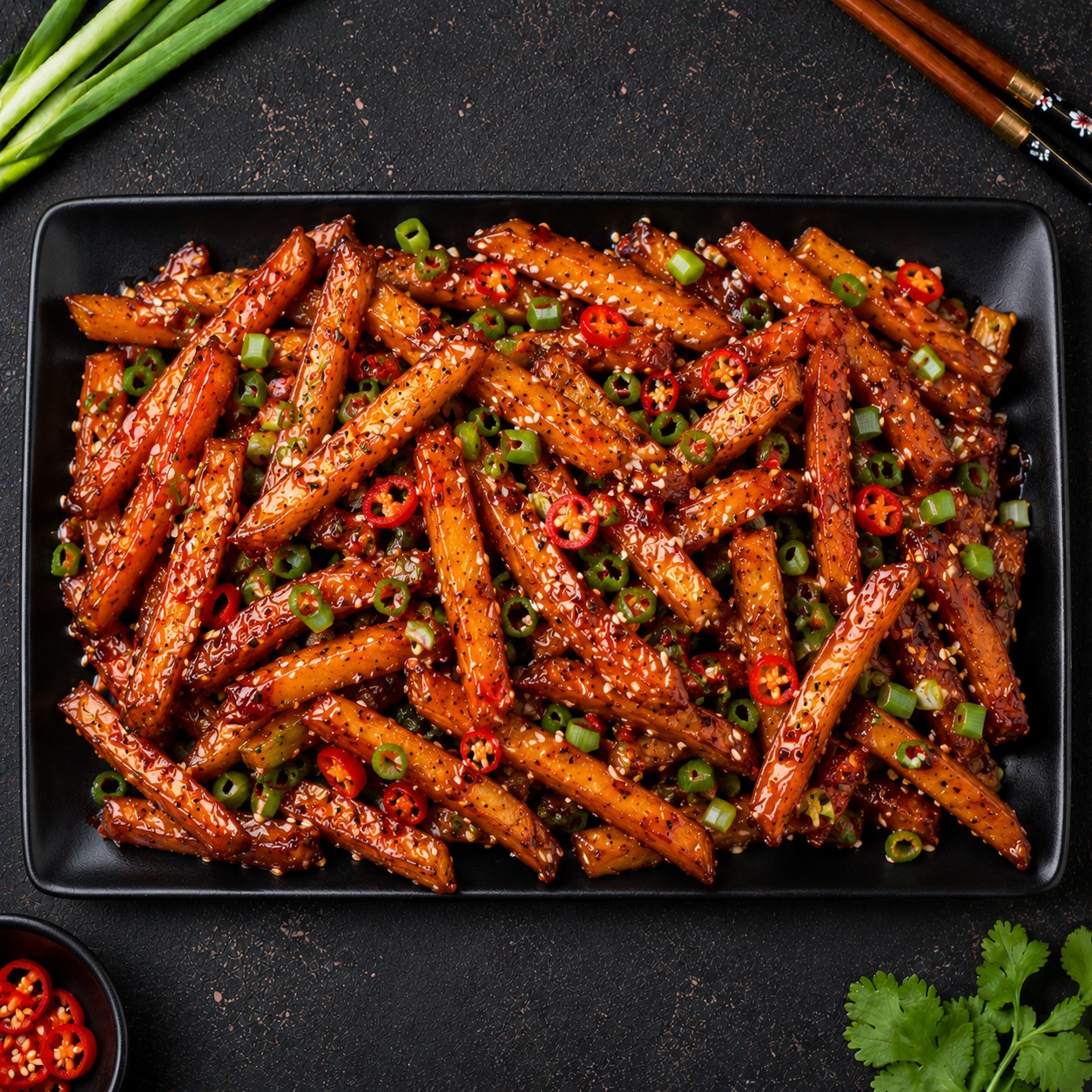 Honey Chilli Potato